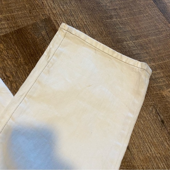 NWT Paige Normandie Slim Straight White Jeans Size 34 - Picture 10 of 14